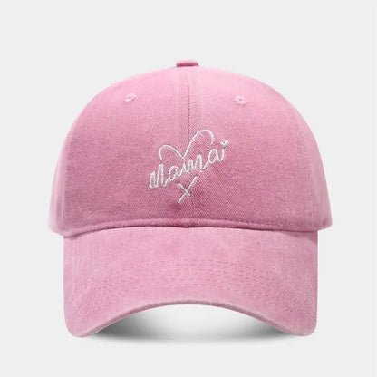 Four Seasons Cotton Geometric Embroidery Casquette Baseball Cap