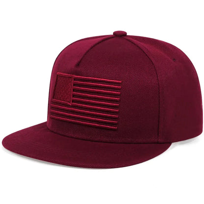 Unisex American Flag Embroidery Hip-hop Hats Spring And Autumn