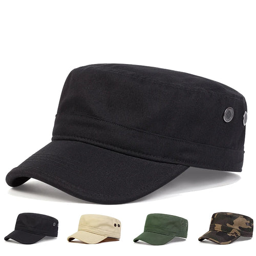 Unisex Camouflage With Pores Series Flat Top Baseball Caps
