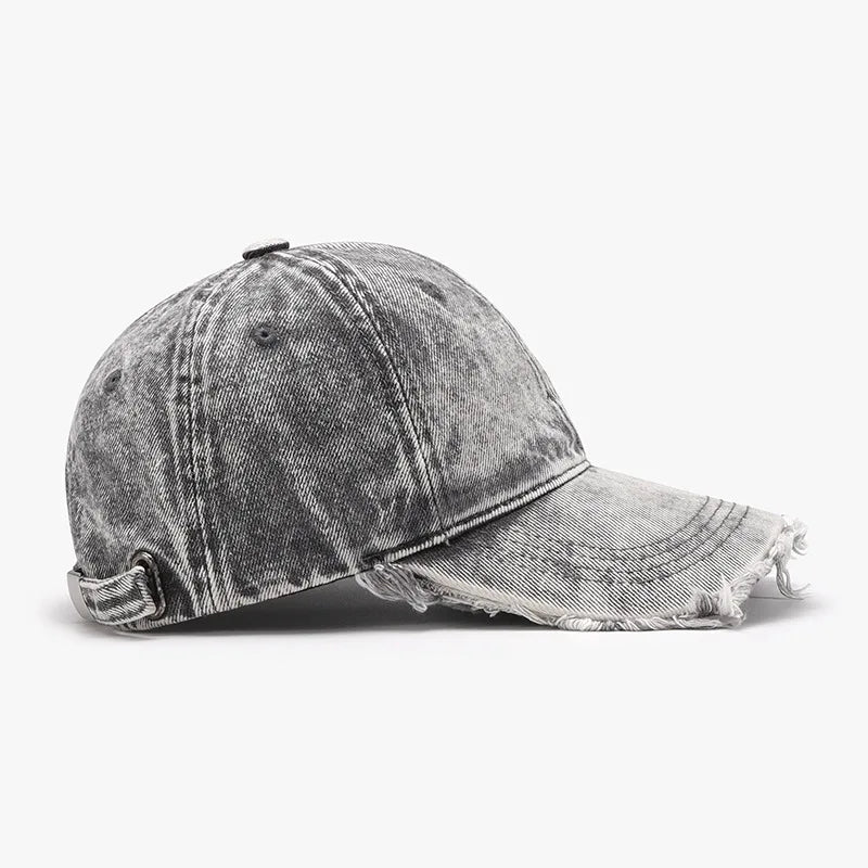 Plain Washed Coated Men's Personalized Breathable Duckbill Cap