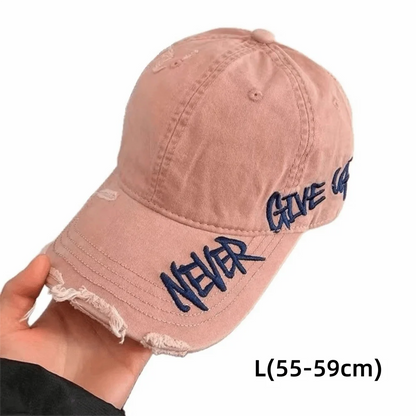 Casual Washed Cotton Baseball Cap