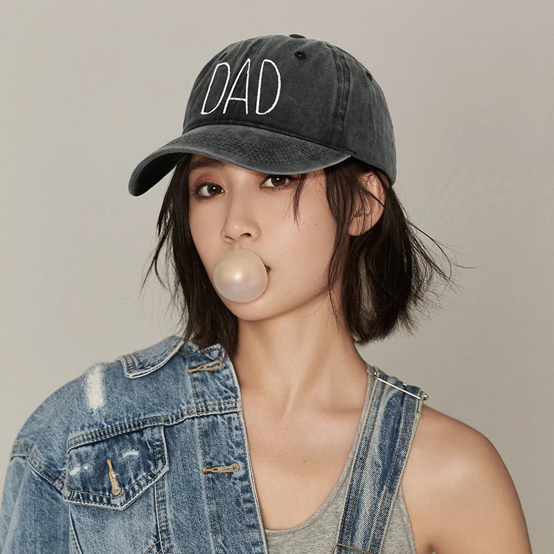 Dad Mom Embroidery Baseball Caps Men Women