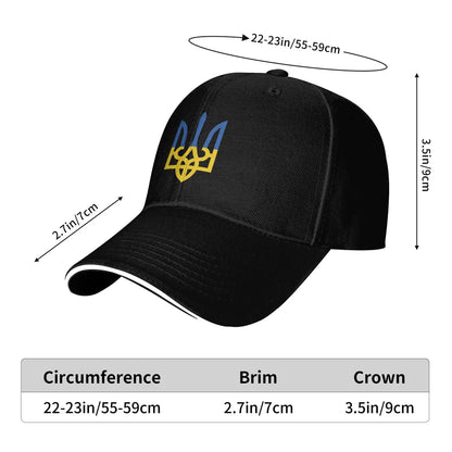 Women Men Tryzub Ukrainian Ukraine Outdoor Hat Spring