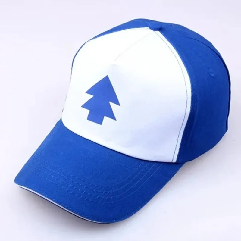 Cartoon Anime Pines Hats Baseball Caps Mabel Dipper Cosplay Canvas Adjustable Cotton Pine Sport Cap
