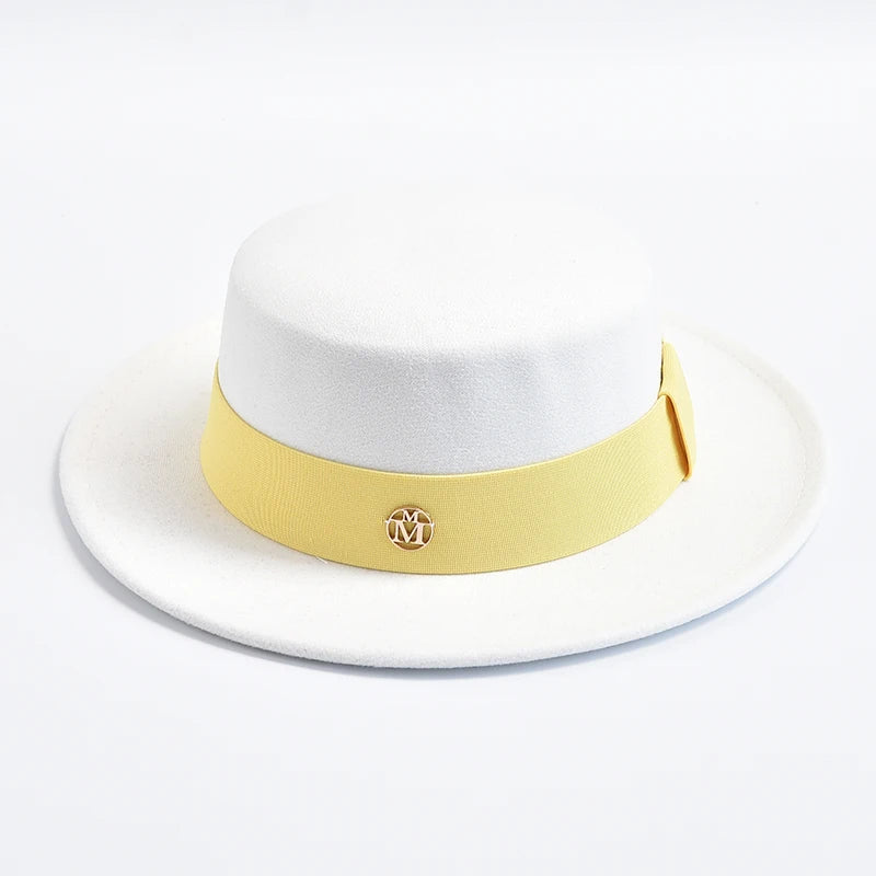 British Style Fedora Hats For Women Fashion Autumn Winter