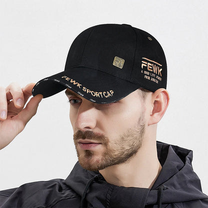New Fashion High Quality Unisex Style Letters Embroidery Cotton Adjustable Baseball Cap Sun Hat Trucker Caps