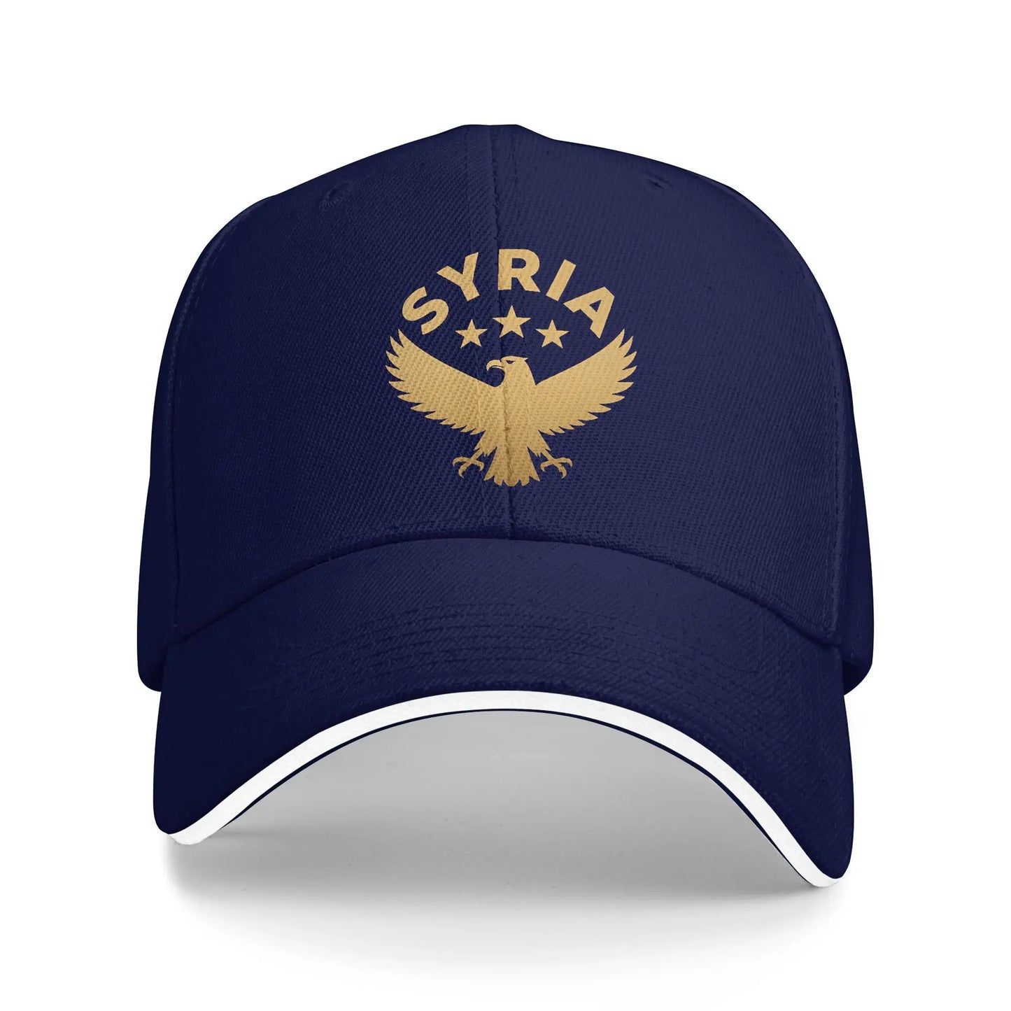 Syria Eagle Syrian Flag Logo Baseball Caps Hip Hop  Sandwich Caps Men Women
