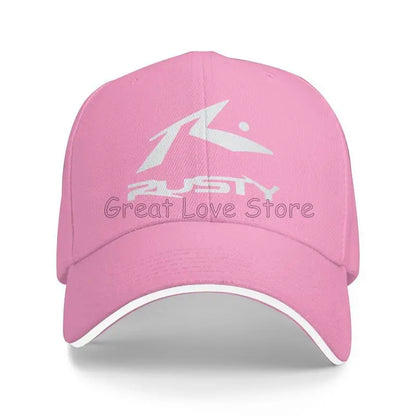 Rusty Surfboards Unisex Daily Casual Sandwich Hat Summer Sports Sun Protector Bucket Hats Snapback Cap