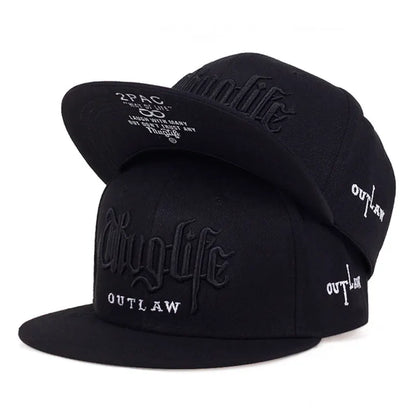 Fashion Fastball Cap Thuglife Embroidery Hiphop Baseball Cap