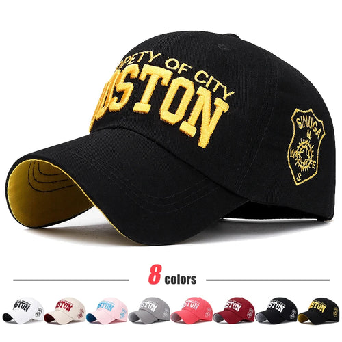 Soft Top Sports Baseball Cap Cotton 3D Embroidery