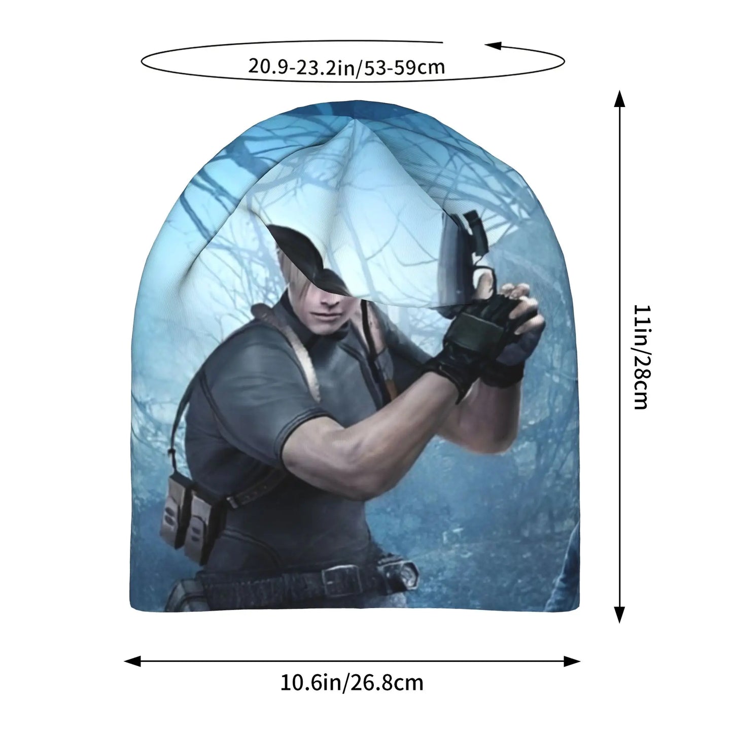 Leon Kennedy Resident Skullies Beanies Hats Cool Men Women Outdoor Cap