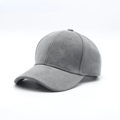 Wholesale Suede Baseball Cap Autumn Winter for Men Women