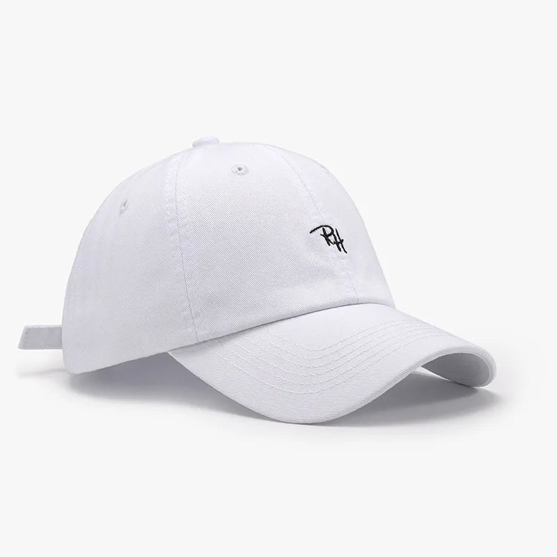 Soft Top Embroidered Letter Men's Breathable Sun Shading Baseball Cap For Outdoor Travel Duckbill Cap