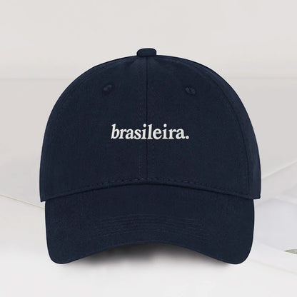 "Brasileira" Embroidered Multi-color Baseball Cap For Men Women