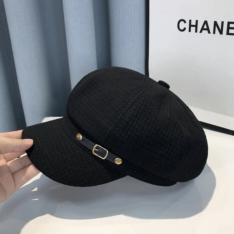 Women's Autumn And Winter Versatile Duckbill Beret