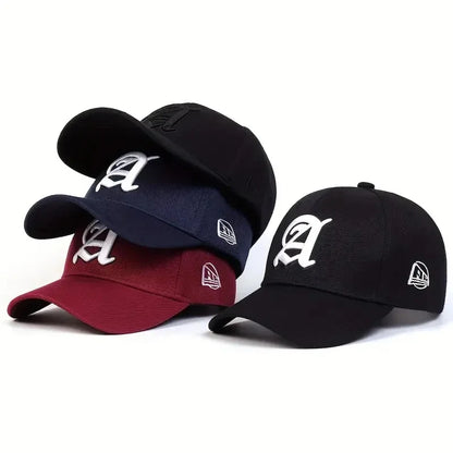 Fashion Letter A Embroidery Baseball Caps Spring and Autumn