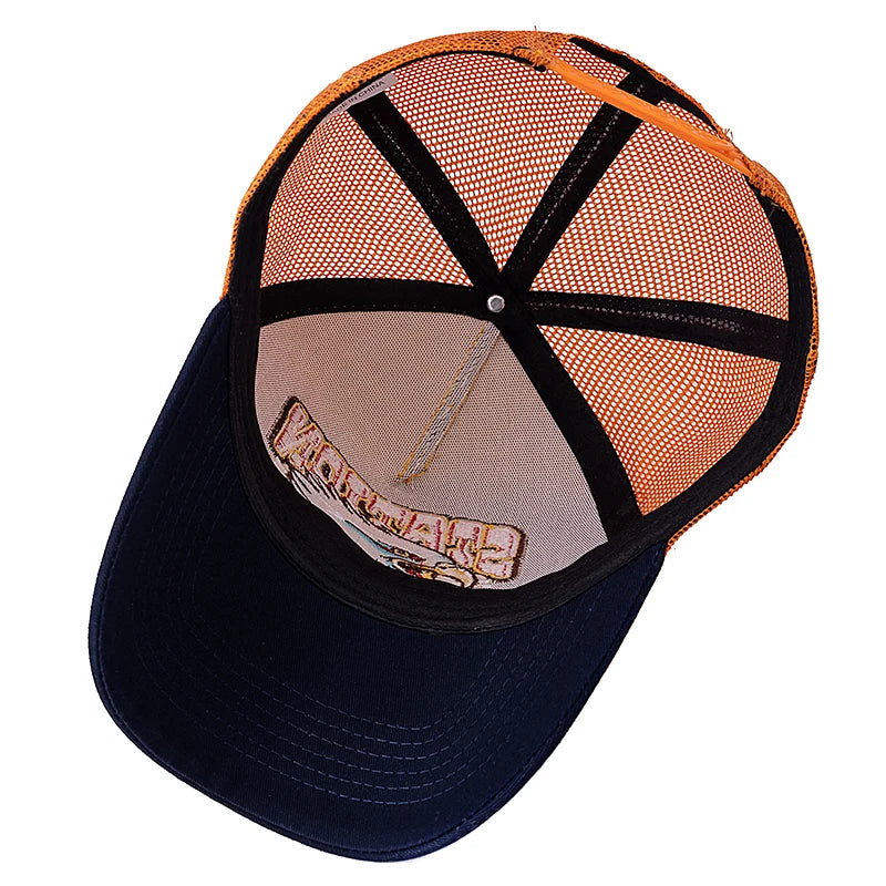 Unisex Fashion Eagle Head Mesh Baseball Cap Man Women