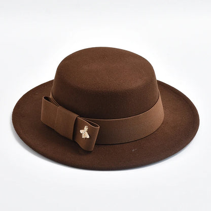 Fedora Hat For Women Fashion Formal Wedding Decorate Church Cap
