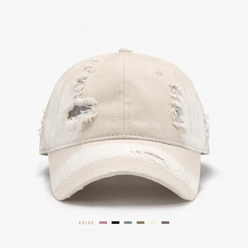 Retro Washed Cotton Baseball Cap