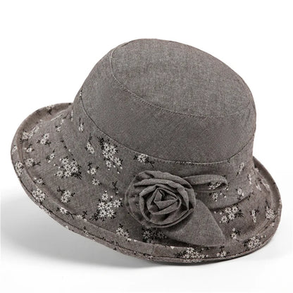 Girl's Cap Mom Bucket Hat Spring And Autumn Elderly Bucket Hat