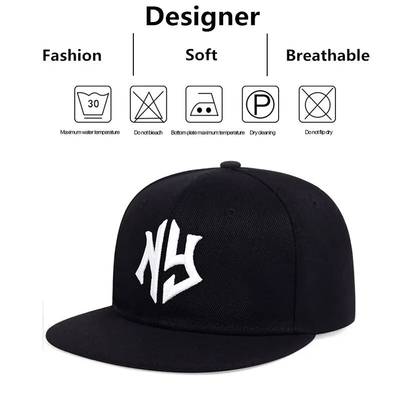 Unisex NG Letter Embroidery Hip-Hop Hats Outdoor