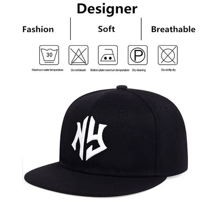 Unisex NG Letter Embroidery Hip-Hop Hats Outdoor