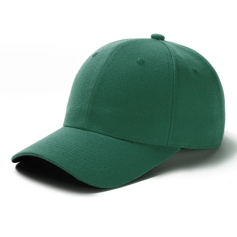 Unisex Cap Casual Plain Baseball Cap Adjustable Snapback Hats