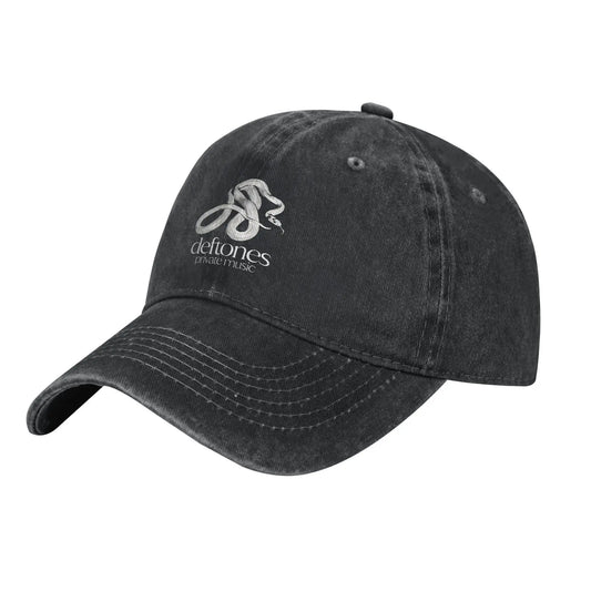 Deftones Snake Rock Baseball Cap Vintage Distressed Washed Private Music Album Headwear Hats Cap