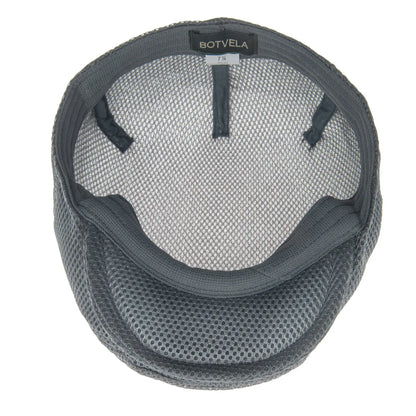 Men Breathable Mesh Summer Hat Newsboy Beret