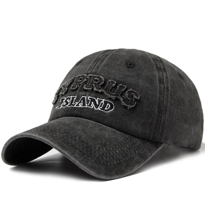 Washing Retro Style Baseball Cap For Men