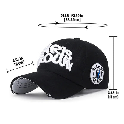 New Fashion Outdoor Sport Baseball Cap Unisex Men and Women Universal Letter Embroidery