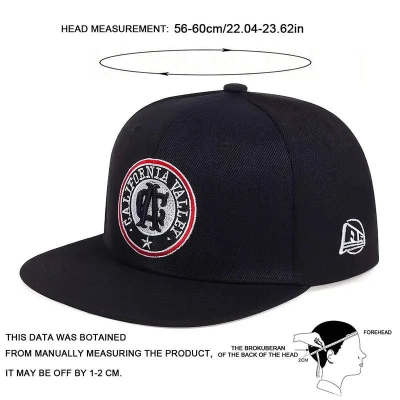 Unisex Letter Embroidery Hip-Hop Hats Spring And Autumn