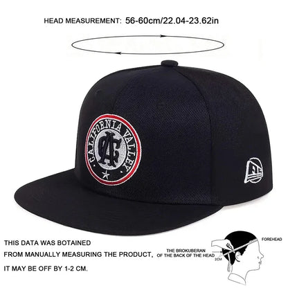 Unisex Letter Embroidery Hip-Hop Hats Spring And Autumn