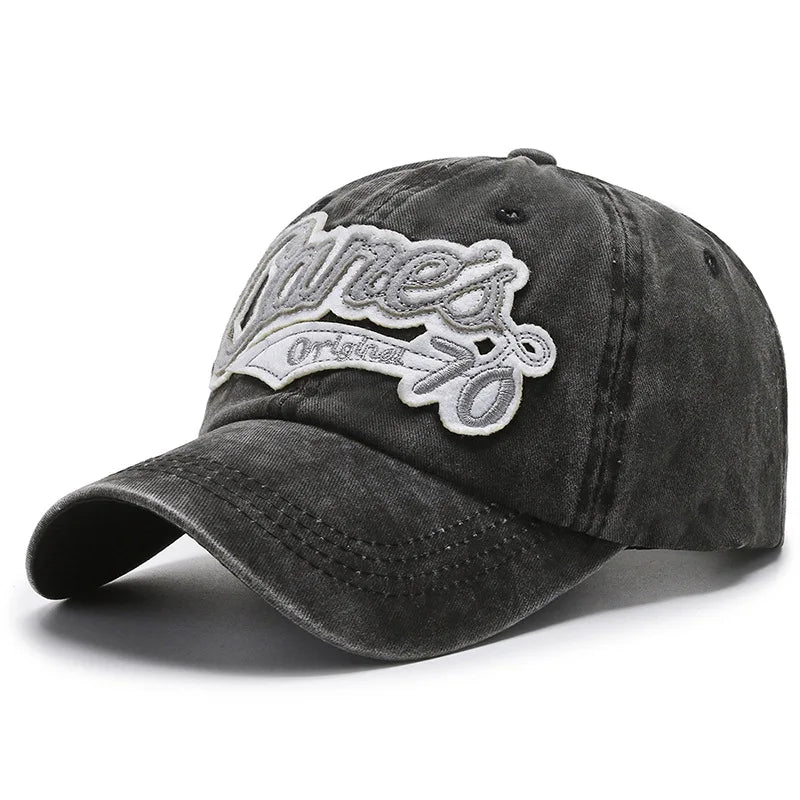 Men's And Women's Spring And Summer Vintage Washed Baseball Caps
