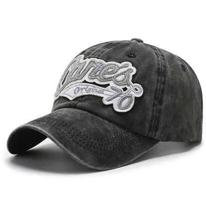 Men's And Women's Spring And Summer Vintage Washed Baseball Caps