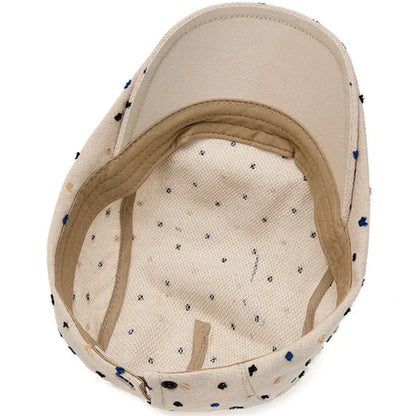 Four Seasons Cotton Print Newsboy Caps