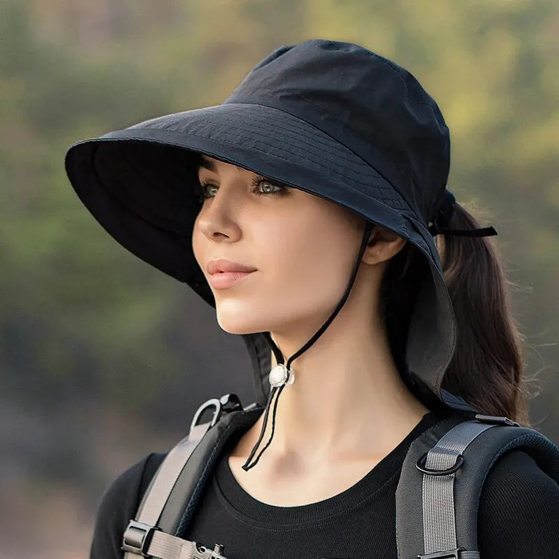 100% Polyester Summer Outdoor Sunshade Hat