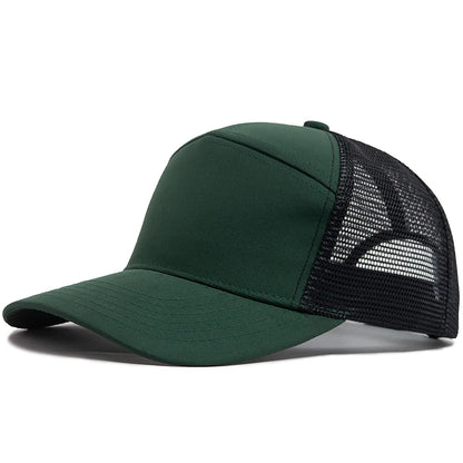 Fashion Hip Hop Mesh Caps Summer 7 Panel Men's Baseball Cap