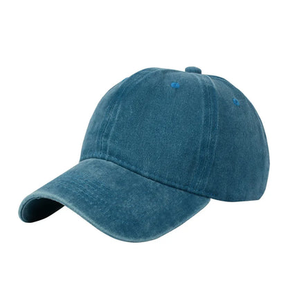 Vintage Washed Baseball Cap - Personalized Embroidery Print Dad Hat