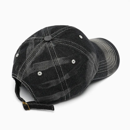 Spring New Camouflage Denim Pure Cotton Baseball Cap