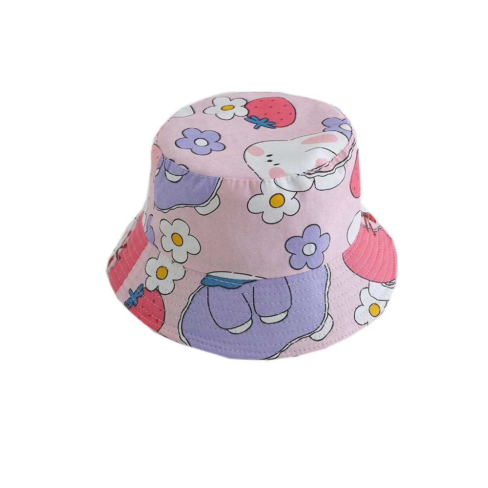 Children Panama Hat Spring Summer Baby Fisherman Hat For Boys Girls Bucket Hats