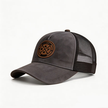 New Summer Mesh Baseball Cap Women Men Solid Suede Cap