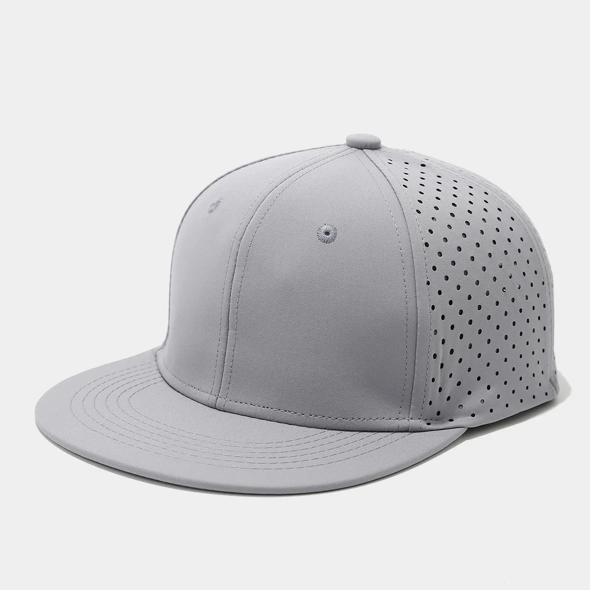 Full Closed Flat Brim Snapback Cap Unisex Hip Hop Men Women