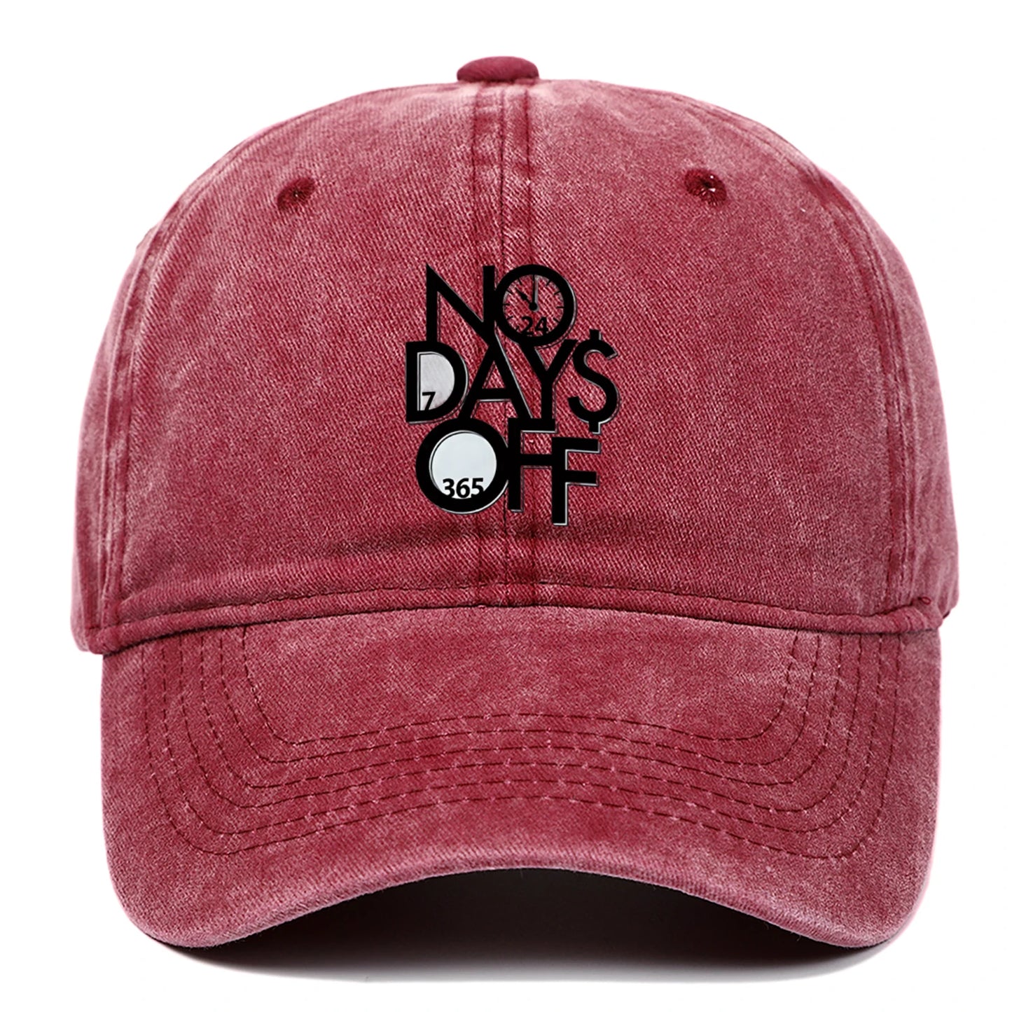 Adjustable Alphanumeric Printed Baseball Cap