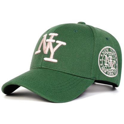 Unisex NY Letter Embroidery Baseball Caps Spring Autumn