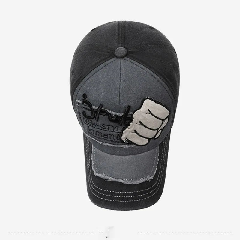Vintage Washed Baseball Cap Adjustable Casual Sports Cap