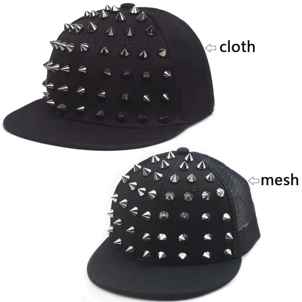Casual Sunshade Rivet Flat Hat Adjustable