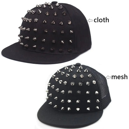 Casual Sunshade Rivet Flat Hat Adjustable