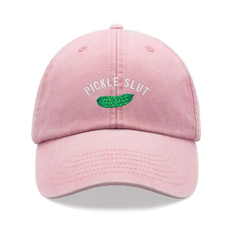 1pc Personality Washed Pickle Slt Baseball Caps for Men