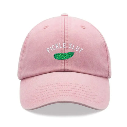 1pc Personality Washed Pickle Slt Baseball Caps for Men